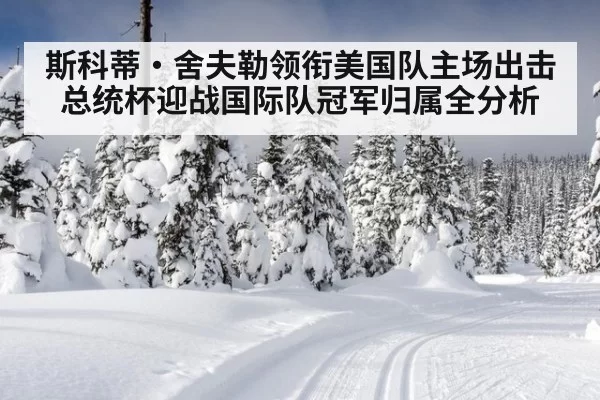 斯科蒂·舍夫勒领衔美国队主场出击 总统杯迎战国际队冠军归属全分析